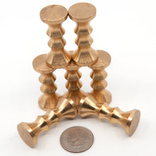 Load image into Gallery viewer, Seven pieces of the Hyperbolloid puzzzle. If you can't assemble  them, they do stack neatly.