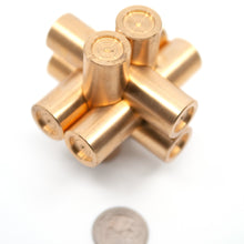 Load image into Gallery viewer, An assembled Brass Monkey Two puzzle, with some "artsy" focussing being employed by the office Two Brass Monkeys photographer.