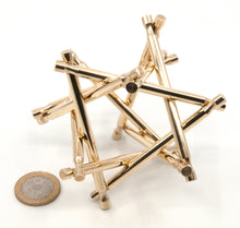 Load image into Gallery viewer, Shiny, shiny, Nova Plexus.  A stunning example of just how beautiful a highly polished Nova Plexus puzzle sculpture can be.