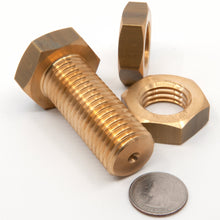 Load image into Gallery viewer, The Monkeys&#39; Nuts! puzzle bolt by Scott Elliott a precision engineered executive desk toy.
