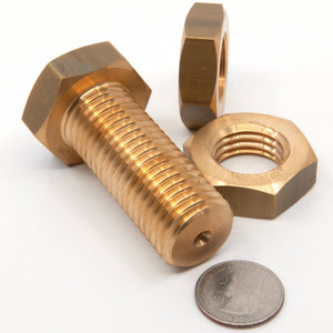 The Monkeys' Nuts! puzzle bolt by Scott Elliott a precision engineered executive desk toy.
