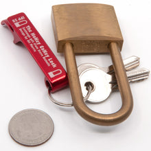 Load image into Gallery viewer, HoKey CoKey brass padlock puzzle.
